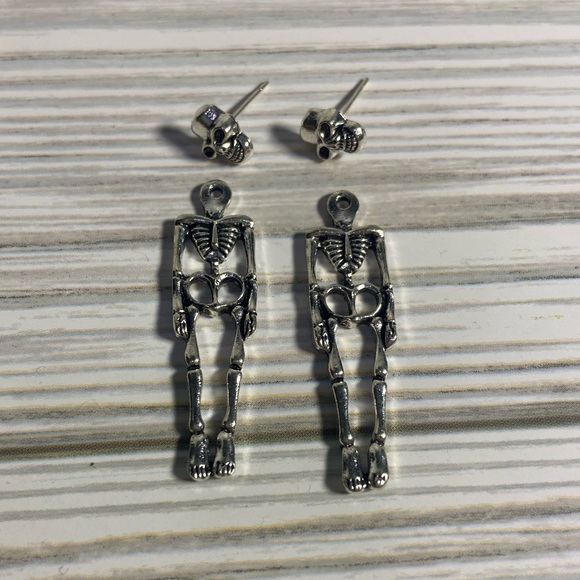 Skeleton earrings - Picture 2 of 3